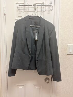 Worthington Charcoal Gray Women's Tailored Blazer